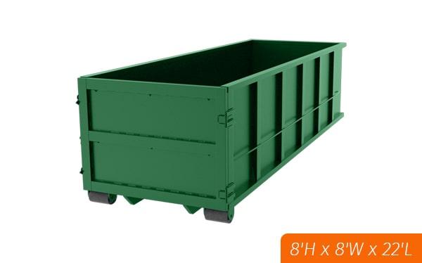 you may order as many forty-yard dumpsters as you need for your project